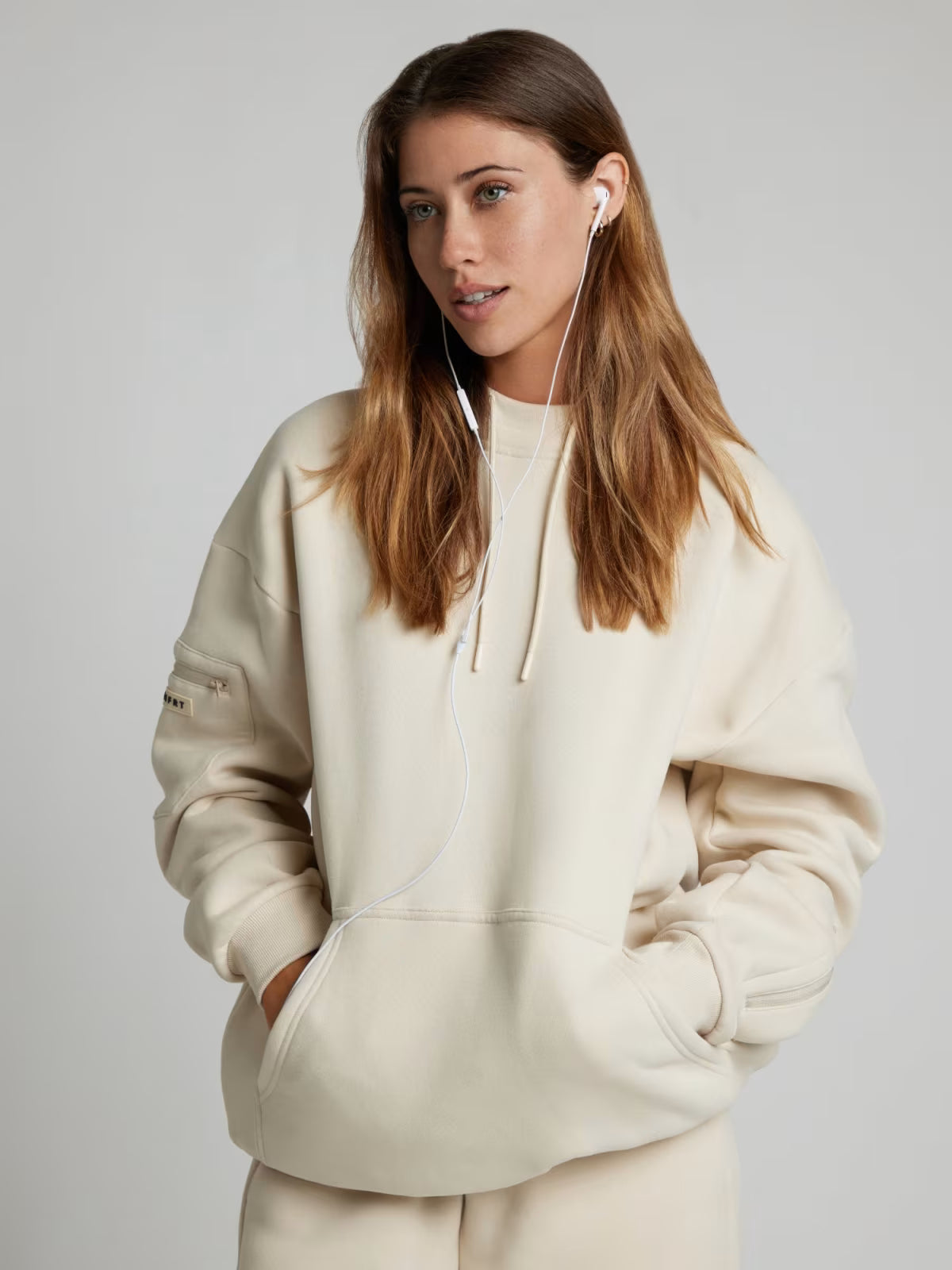 Comfort™ Uyku Gözlüklü Sweatshirt | Kadın