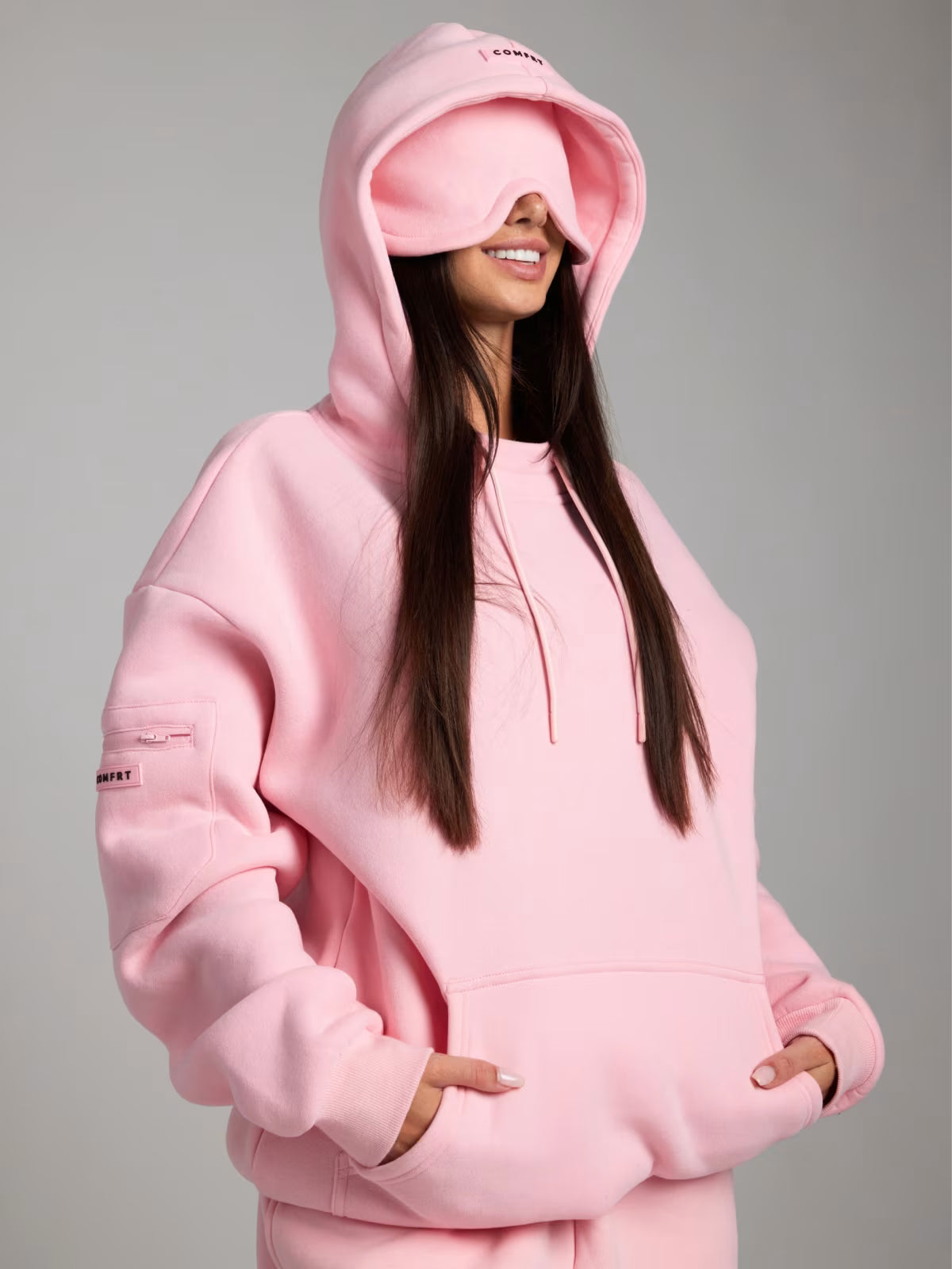 Comfort™ Uyku Gözlüklü Sweatshirt | Kadın