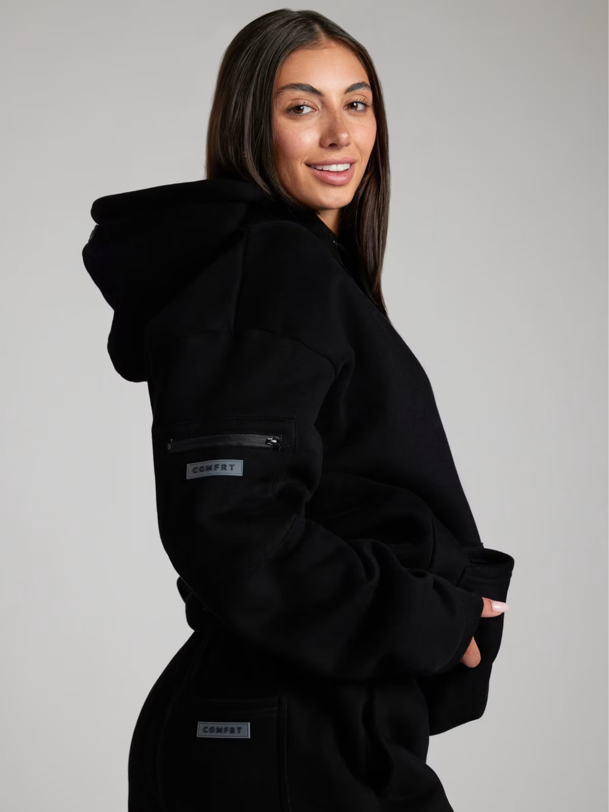 Comfort™ Uyku Gözlüklü Sweatshirt | Kadın